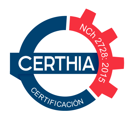 Sello de certificación Certhia NCh 2728:2015